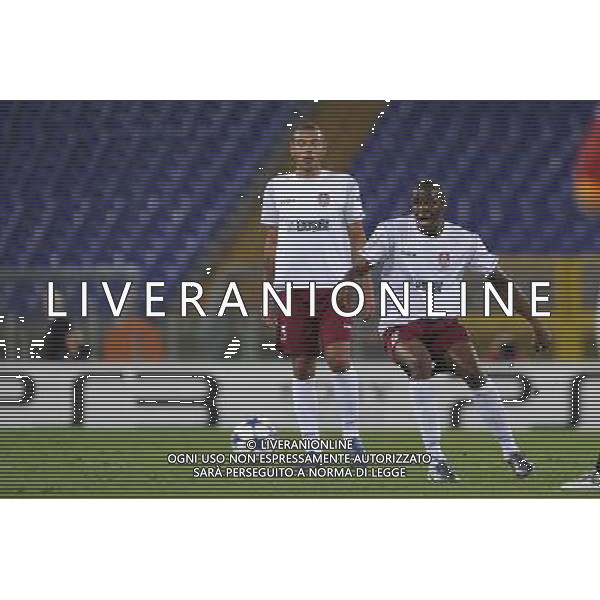 Roma - 28/09/2010 - Stadio Olimpico - Uefa Champions League 2010/2011 - Fase a gironi - Gruppo E - Roma vs CFR Cluj - nella foto: Dominique KIVUVU e Hugo ALCANTARA ph. Corradetti/Aldo LIVERANI Sas