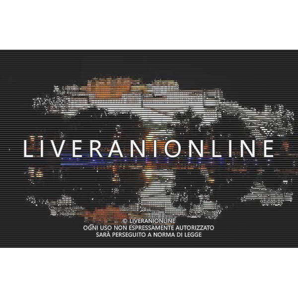 VEDUTA NOTTURNA DELLA CITTA\' DI LHASA NEL TIBET IN CINA nella foto: Palazzo Potala © Zhang Ke/ColorChinaPhoto - Ag. Aldo Liverani sas ITALY ONLY