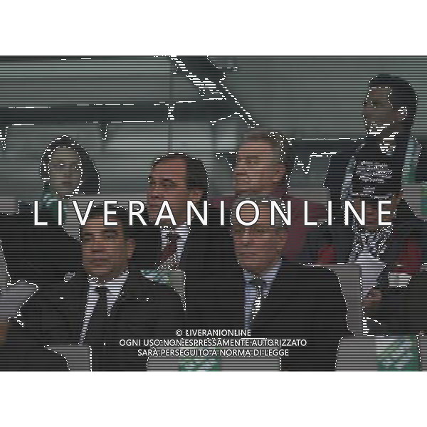 Euroleague group L match between Rapid Vienna v Besiktas Istanbul at Ernst Happel Stadium in Wien, Austria. 30.09.2010 Match Scored: Rapid Vienna 1 v Besiktas Istanbul 2 NELLA FOTO President Yildirim Demiroren of Besiktas. Newspix.pl *** Local Caption *** www.newspix.pl AG ALDO LIVERANI ONLY ITALY