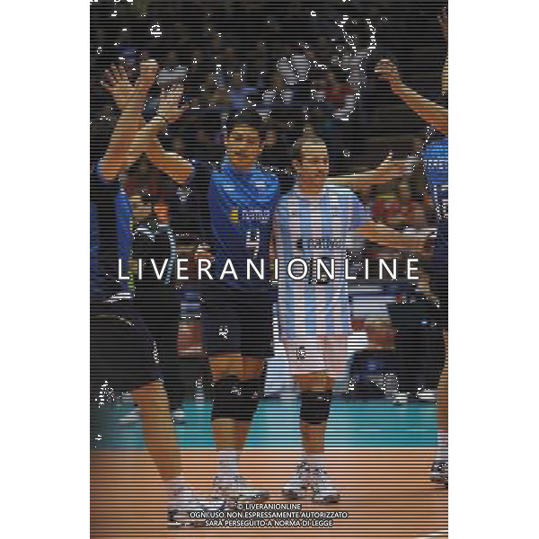 Campionati Mondiali Pallavolo maschile FIVB 1Á giornata della seconda fase Milano 30-09-2010 Francia - Argentina nella foto: esultanza Argentina foto Garavaglia - ag. Aldo Liverani sas