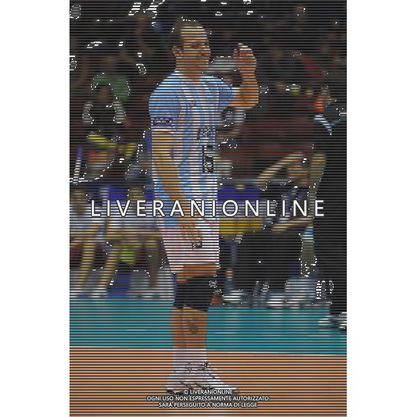 Campionati Mondiali Pallavolo maschile FIVB 1¡ giornata della seconda fase Milano 30-09-2010 Francia - Argentina nella foto: Alexis Gonzalez (Argenitina) foto Garavaglia - ag. Aldo Liverani sas