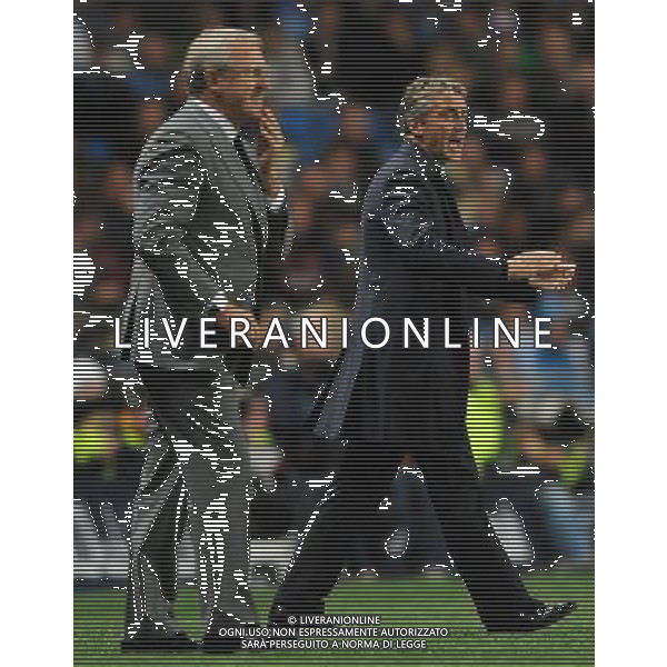 UEFA Europa League 2010/2011 Manchester (Inghilterra) - 30.09.2010 Manchester City-Juventus Nella Foto:Roberto MANCINI-Luigi DEL NERI /Ph.Vitez-Ag. Aldo Liverani
