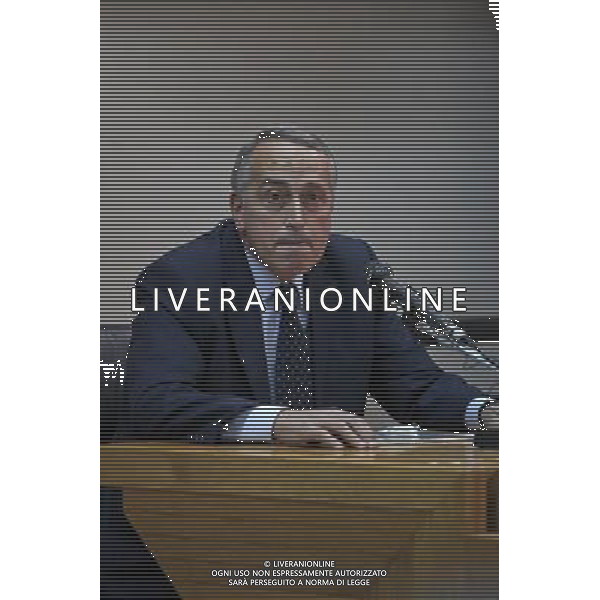 NAPOLI- TRIBUNALE INCHIESTA CALCIOPOLI NELLA FOTO: ABETE FOTO MOSCA- AG.LIVERANI