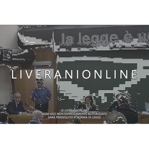 NAPOLI- TRIBUNALE INCHIESTA CALCIOPOLI NELLA FOTO: ABETE FOTO MOSCA- AG.LIVERANI
