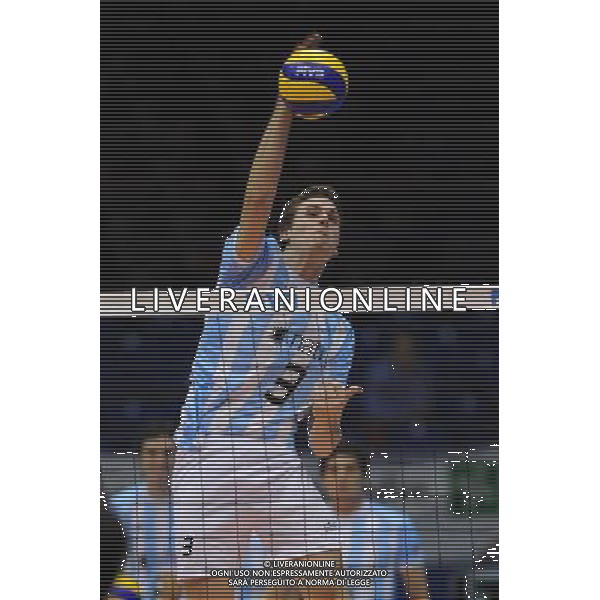 Campionati Mondiali Pallavolo maschile FIVB 3° giornata della seconda fase Milano 2-10-2010 Argentina - Giappone nella foto: Martin Blanco Costa (Argentina) foto Garavaglia - ag. Aldo Liverani sas