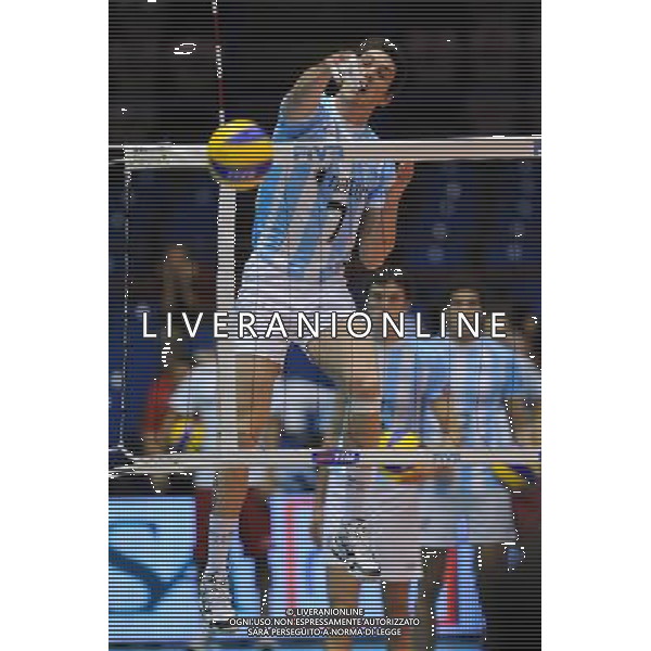 Campionati Mondiali Pallavolo maschile FIVB 3° giornata della seconda fase Milano 2-10-2010 Argentina - Giappone nella foto: Facundo Conte (Argentina) foto Garavaglia - ag. Aldo Liverani sas