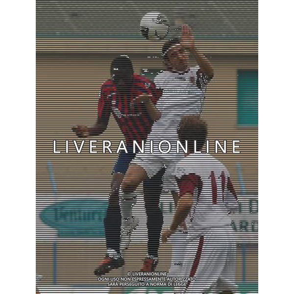 Lumezzane 20101003 -spo- Lumezzane-Reggiana lega pro 1 nella foto dadson papa e maschio Ph. Fotolive/Richard Morgano-ag aldo liverani
