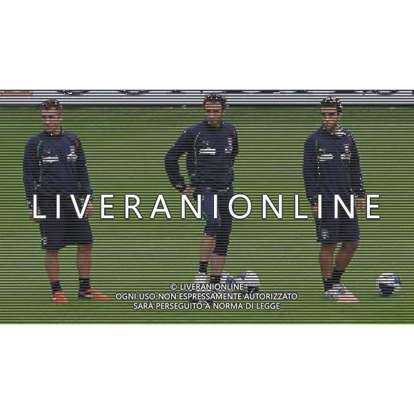 Raduno Nazionale Italiana a Coverciano Coverciano(FI) - 04.10.2010 Allenamento Nella Foto:cassano pazzini rossi /Ph.Vitez-Ag. Aldo Liverani