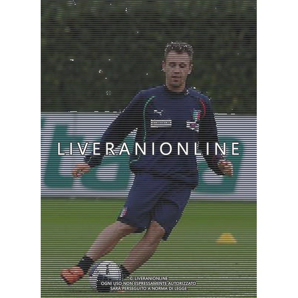 Raduno Nazionale Italiana a Coverciano Coverciano(FI) - 04.10.2010 Allenamento Nella Foto:cassano /Ph.Vitez-Ag. Aldo Liverani