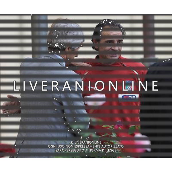 Raduno Nazionale Italiana a Coverciano Coverciano(FI) - 04.10.2010 Allenamento Nella Foto:rivera prandelli /Ph.Vitez-Ag. Aldo Liverani