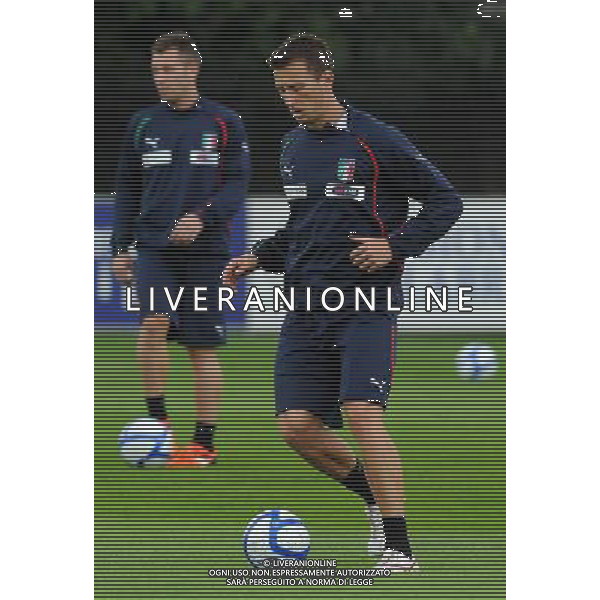 Raduno Nazionale Italiana a Coverciano Coverciano(FI) - 04.10.2010 Allenamento Nella Foto:gastaldello /Ph.Vitez-Ag. Aldo Liverani