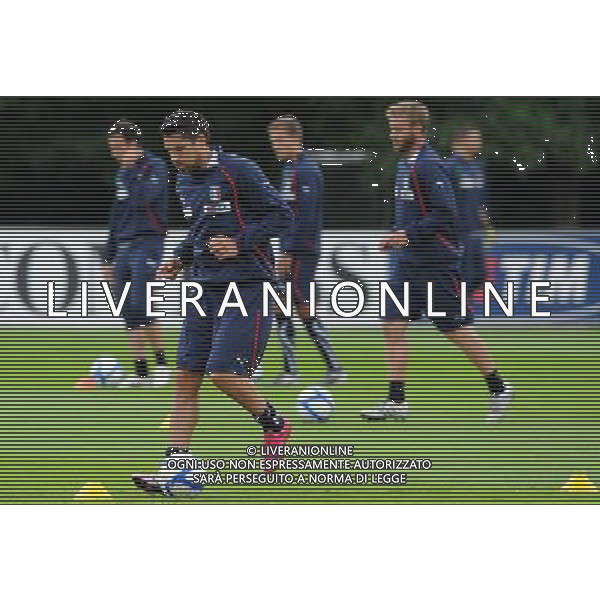 Raduno Nazionale Italiana a Coverciano Coverciano(FI) - 04.10.2010 Allenamento Nella Foto:borriello marco /Ph.Vitez-Ag. Aldo Liverani