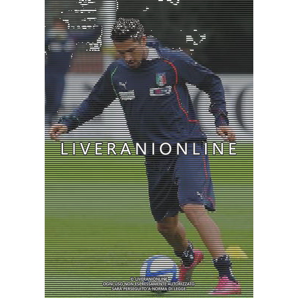 Raduno Nazionale Italiana a Coverciano Coverciano(FI) - 04.10.2010 Allenamento Nella Foto:borriello marco /Ph.Vitez-Ag. Aldo Liverani