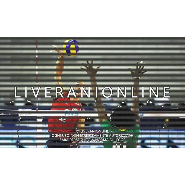 01.10.2010 ANCONA FIVB MENS WOLRD CHAMPIONSHIP CAMEROON AND USA NELLA FOTO WILLIAM PRIDDY FOT LUKASZ LASKOWSKI / PRESSFOCUS / NEWSPIX.PL AG ALDO LIVERANI ONLY ITALY