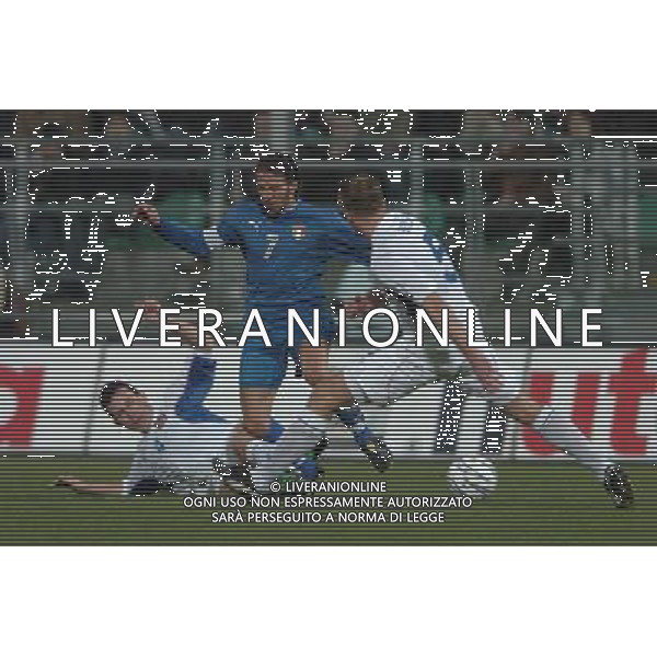 Palermo 18/02/2004 Italia-repubblica ceca amichevole nazionale nella foto alessandro del piero* Agenzia Aldo liverani