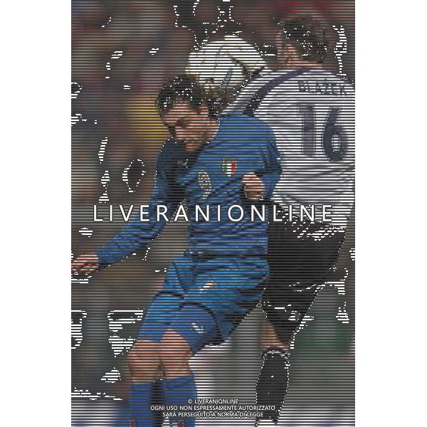 Palermo 18/02/2004 Italia-repubblica ceca amichevole nazionale nella foto christian vieri* Agenzia Aldo liverani