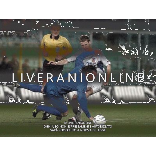 Palermo 18/02/2004 Italia-repubblica ceca amichevole nazionale nella foto christian vieri e rozehnal* Agenzia Aldo liverani