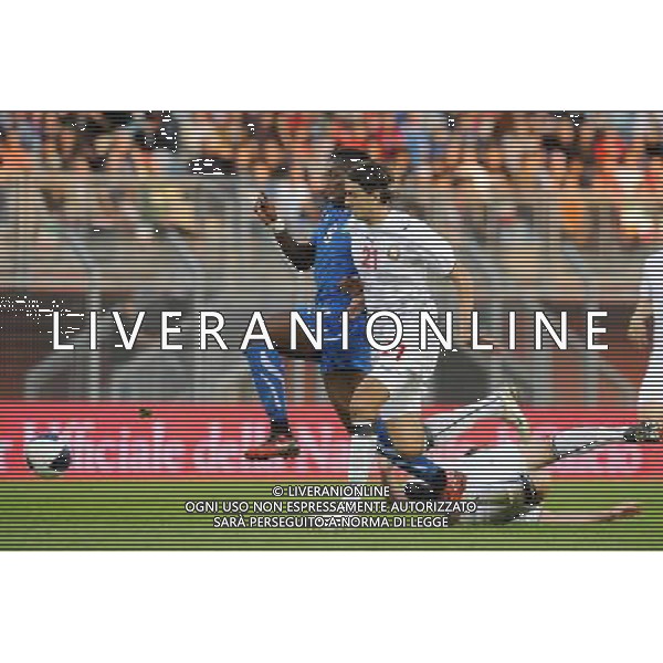 Rieti - 08/10/2010 - Stadio \'Centro D\'Italia\' - Spareggio d\'andata per accedere all\'Europeo Under 21 2011 - Italia vs Bielorussia - nella foto: Okaka Stefano ph. Corradetti / ©Aldo Liverani Sas