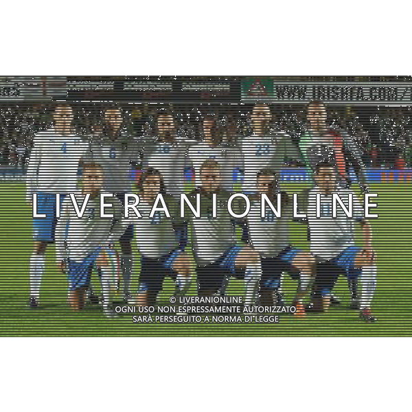 Qualificazioni ai Campionati Europei UEFA EURO 2012 Gruppo C Belfast (Irlanda del Nord) - 08.10.2010 Irlanda del Nord-Italia Nella Foto:italia squadra formazione /Ph.Vitez-Ag. Aldo Liverani