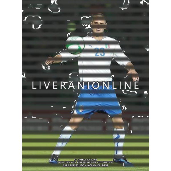 Qualificazioni ai Campionati Europei UEFA EURO 2012 Gruppo C Belfast (Irlanda del Nord) - 08.10.2010 Irlanda del Nord-Italia Nella Foto:bonucci leonardo /Ph.Vitez-Ag. Aldo Liverani