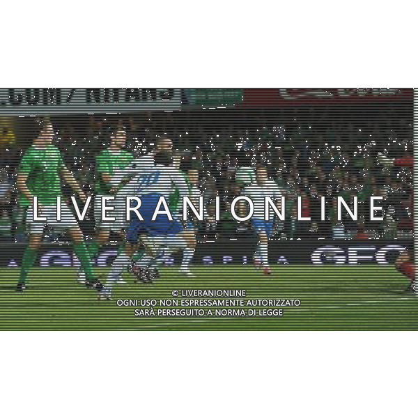 Qualificazioni ai Campionati Europei UEFA EURO 2012 Gruppo C Belfast (Irlanda del Nord) - 08.10.2010 Irlanda del Nord-Italia Nella Foto:occasione di giampaolo pazzini /Ph.Vitez-Ag. Aldo Liverani