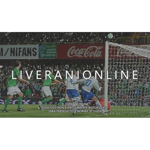 Qualificazioni ai Campionati Europei UEFA EURO 2012 Gruppo C Belfast (Irlanda del Nord) - 08.10.2010 Irlanda del Nord-Italia Nella Foto:occasione di giampaolo pazzini /Ph.Vitez-Ag. Aldo Liverani