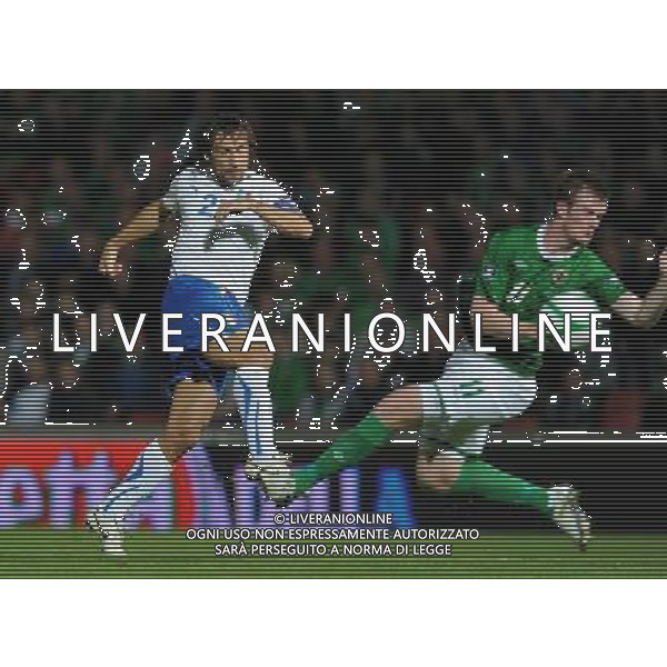 Qualificazioni ai Campionati Europei UEFA EURO 2012 Gruppo C Belfast (Irlanda del Nord) - 08.10.2010 Irlanda del Nord-Italia Nella Foto:occasione di andrea pirlo /Ph.Vitez-Ag. Aldo Liverani