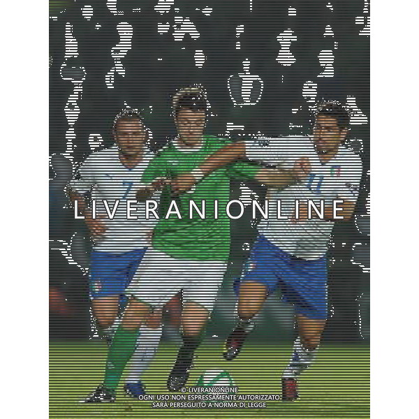 Qualificazioni ai Campionati Europei UEFA EURO 2012 Gruppo C Belfast (Irlanda del Nord) - 08.10.2010 Irlanda del Nord-Italia Nella Foto:Marco BORRIELLO-Jonathan EVANS /Ph.Vitez-Ag. Aldo Liverani