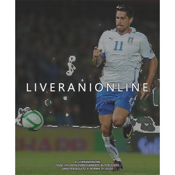 Qualificazioni ai Campionati Europei UEFA EURO 2012 Gruppo C Belfast (Irlanda del Nord) - 08.10.2010 Irlanda del Nord-Italia Nella Foto:Marco BORRIELLO /Ph.Vitez-Ag. Aldo Liverani