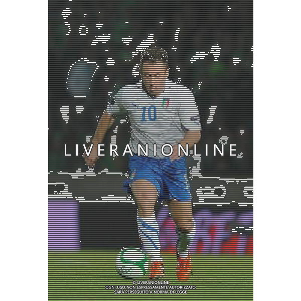 Qualificazioni ai Campionati Europei UEFA EURO 2012 Gruppo C Belfast (Irlanda del Nord) - 08.10.2010 Irlanda del Nord-Italia Nella Foto:Antonio CASSANO /Ph.Vitez-Ag. Aldo Liverani