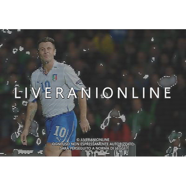 Qualificazioni ai Campionati Europei UEFA EURO 2012 Gruppo C Belfast (Irlanda del Nord) - 08.10.2010 Irlanda del Nord-Italia Nella Foto:Antonio CASSANO /Ph.Vitez-Ag. Aldo Liverani