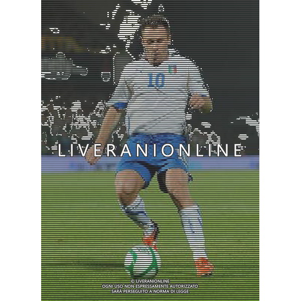 Qualificazioni ai Campionati Europei UEFA EURO 2012 Gruppo C Belfast (Irlanda del Nord) - 08.10.2010 Irlanda del Nord-Italia Nella Foto:Antonio CASSANO /Ph.Vitez-Ag. Aldo Liverani