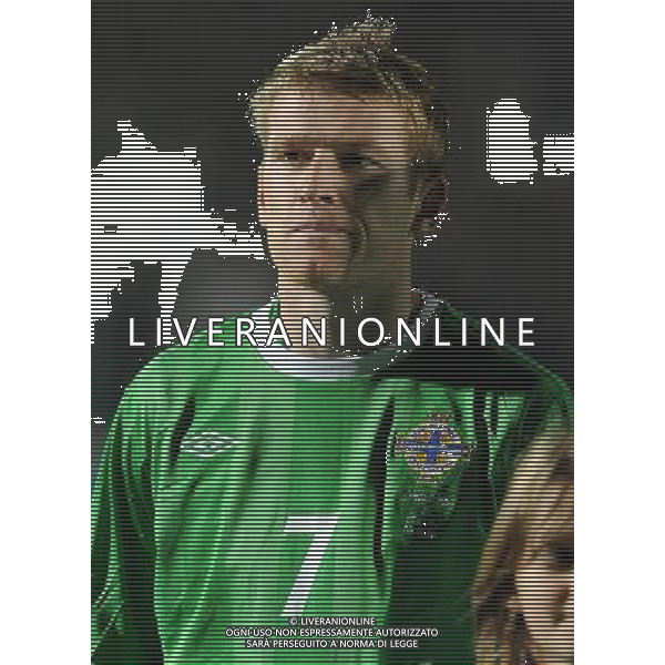 Qualificazioni ai Campionati Europei UEFA EURO 2012 Gruppo C Belfast (Irlanda del Nord) - 08.10.2010 Irlanda del Nord-Italia Nella Foto:Steven DAVIS /Ph.Vitez-Ag. Aldo Liverani