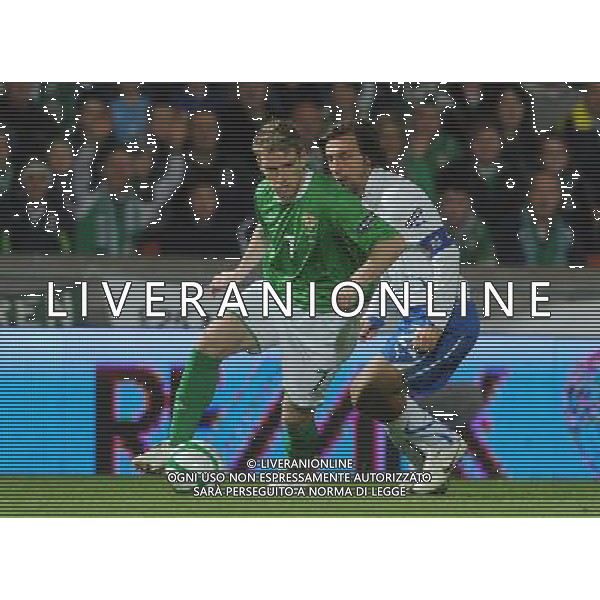 Qualificazioni ai Campionati Europei UEFA EURO 2012 Gruppo C Belfast (Irlanda del Nord) - 08.10.2010 Irlanda del Nord-Italia Nella Foto:Steven DAVIS /Ph.Vitez-Ag. Aldo Liverani