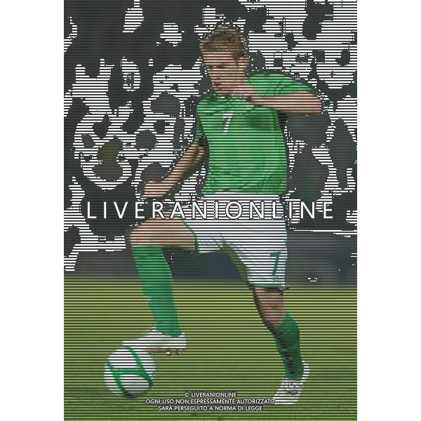 Qualificazioni ai Campionati Europei UEFA EURO 2012 Gruppo C Belfast (Irlanda del Nord) - 08.10.2010 Irlanda del Nord-Italia Nella Foto:Steven DAVIS /Ph.Vitez-Ag. Aldo Liverani