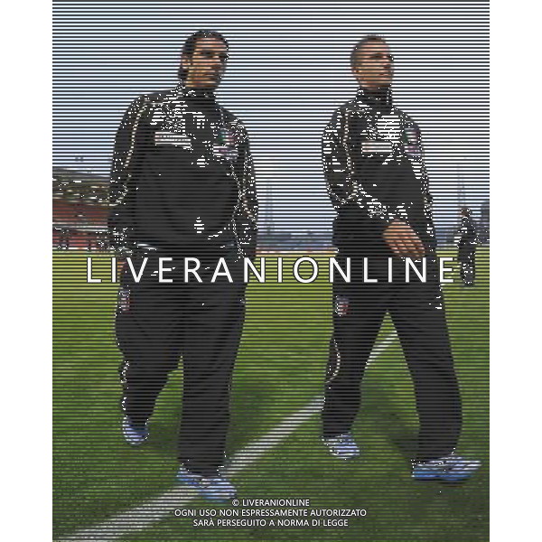 Qualificazioni ai Campionati Europei UEFA EURO 2012 Gruppo C Belfast (Irlanda del Nord) - 08.10.2010 Irlanda del Nord-Italia Nella Foto:Sergio FLOCCARI-Domenico CRISCITO /Ph.Vitez-Ag. Aldo Liverani