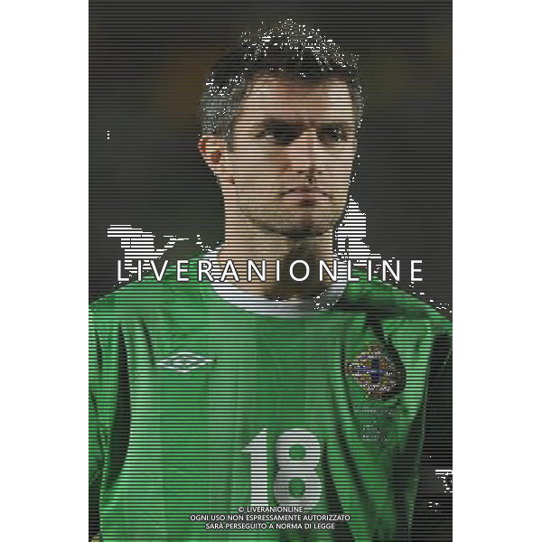 Qualificazioni ai Campionati Europei UEFA EURO 2012 Gruppo C Belfast (Irlanda del Nord) - 08.10.2010 Irlanda del Nord-Italia Nella Foto:Aaron HUGHES /Ph.Vitez-Ag. Aldo Liverani