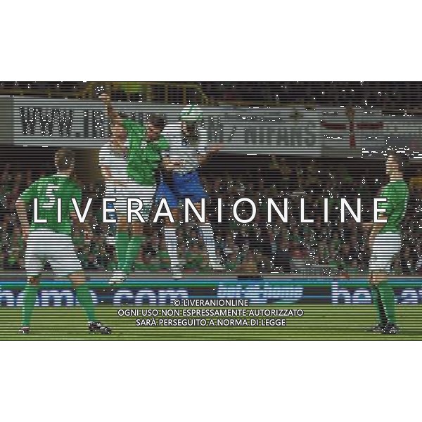 Qualificazioni ai Campionati Europei UEFA EURO 2012 Gruppo C Belfast (Irlanda del Nord) - 08.10.2010 Irlanda del Nord-Italia Nella Foto:Stefano MAURI-Aaron HUGHES /Ph.Vitez-Ag. Aldo Liverani