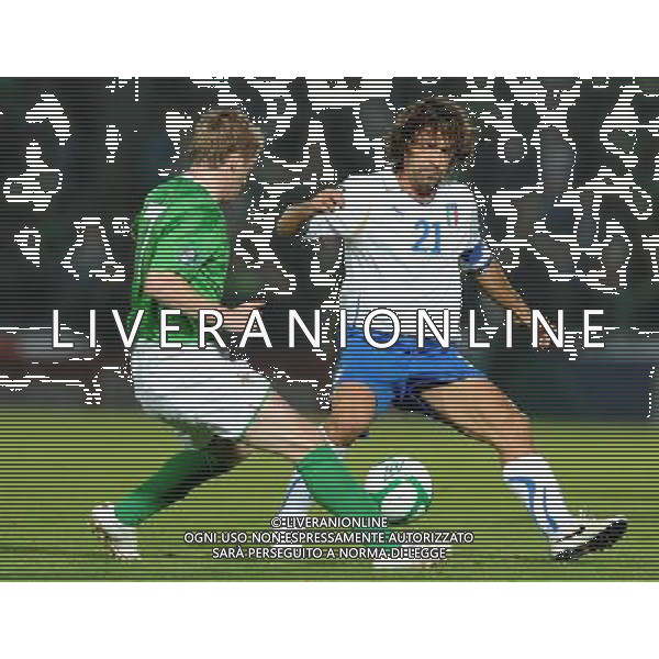 Qualificazioni ai Campionati Europei UEFA EURO 2012 Gruppo C Belfast (Irlanda del Nord) - 08.10.2010 Irlanda del Nord-Italia Nella Foto:Andrea PIRLO /Ph.Vitez-Ag. Aldo Liverani