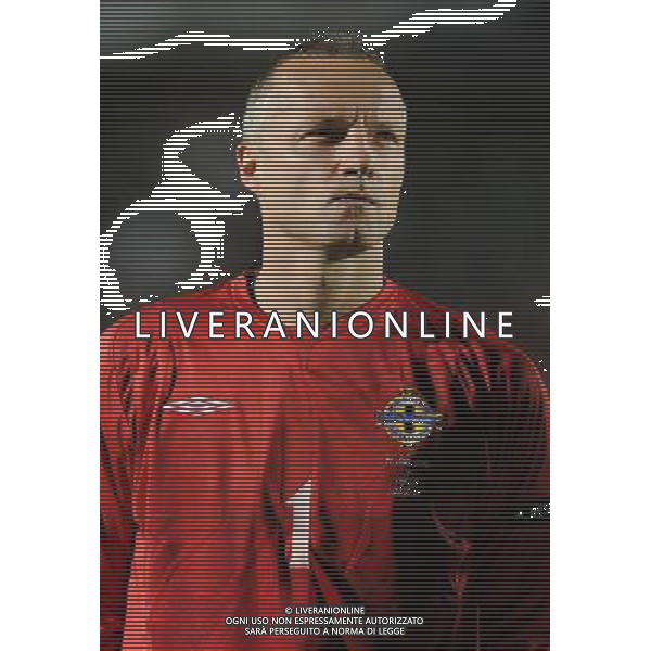 Qualificazioni ai Campionati Europei UEFA EURO 2012 Gruppo C Belfast (Irlanda del Nord) - 08.10.2010 Irlanda del Nord-Italia Nella Foto:Maik TAYLOR /Ph.Vitez-Ag. Aldo Liverani