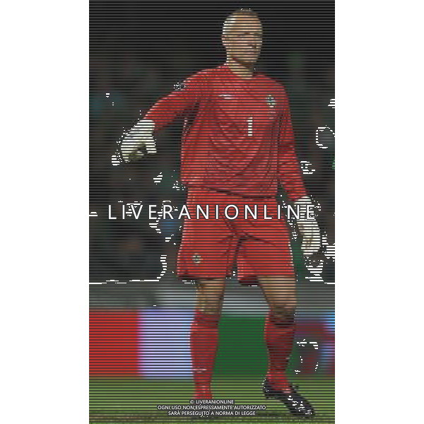 Qualificazioni ai Campionati Europei UEFA EURO 2012 Gruppo C Belfast (Irlanda del Nord) - 08.10.2010 Irlanda del Nord-Italia Nella Foto:Maik TAYLOR /Ph.Vitez-Ag. Aldo Liverani