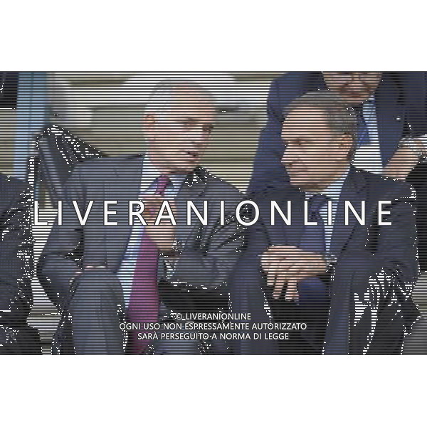 Rieti - 08/10/2010 - Stadio \'Centro D\'Italia\' - Spareggio d\'andata per accedere all\'Europeo Under 21 2011 - Italia vs Bielorussia - nella foto: Raffaele PAGNOZZI e Gianni PETRUCCI ph. Corradetti / ©Aldo Liverani Sas