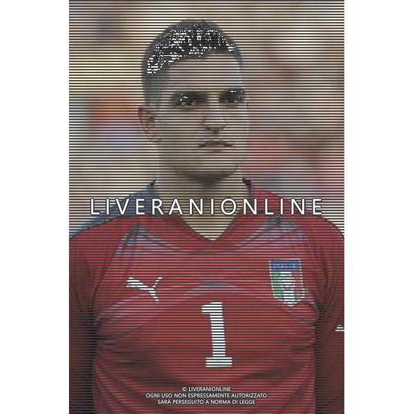 Rieti - 08/10/2010 - Stadio \'Centro D\'Italia\' - Spareggio d\'andata per accedere all\'Europeo Under 21 2011 - Italia vs Bielorussia - nella foto: Vito MANNONE ph. Corradetti / ©Aldo Liverani Sas