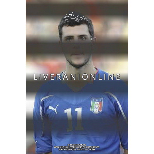 Rieti - 08/10/2010 - Stadio \'Centro D\'Italia\' - Spareggio d\'andata per accedere all\'Europeo Under 21 2011 - Italia vs Bielorussia - nella foto: Mattia DESTRO ph. Corradetti / ©Aldo Liverani Sas