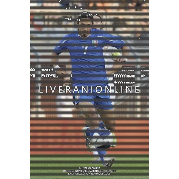 Rieti - 08/10/2010 - Stadio \'Centro D\'Italia\' - Spareggio d\'andata per accedere all\'Europeo Under 21 2011 - Italia vs Bielorussia - nella foto: Matias Ezequiel SCHELOTTO ph. Corradetti / ©Aldo Liverani Sas