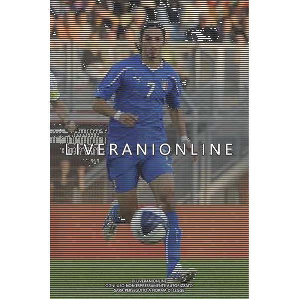 Rieti - 08/10/2010 - Stadio \'Centro D\'Italia\' - Spareggio d\'andata per accedere all\'Europeo Under 21 2011 - Italia vs Bielorussia - nella foto: Matias Ezequiel SCHELOTTO; ph. Corradetti / ©Aldo Liverani Sas