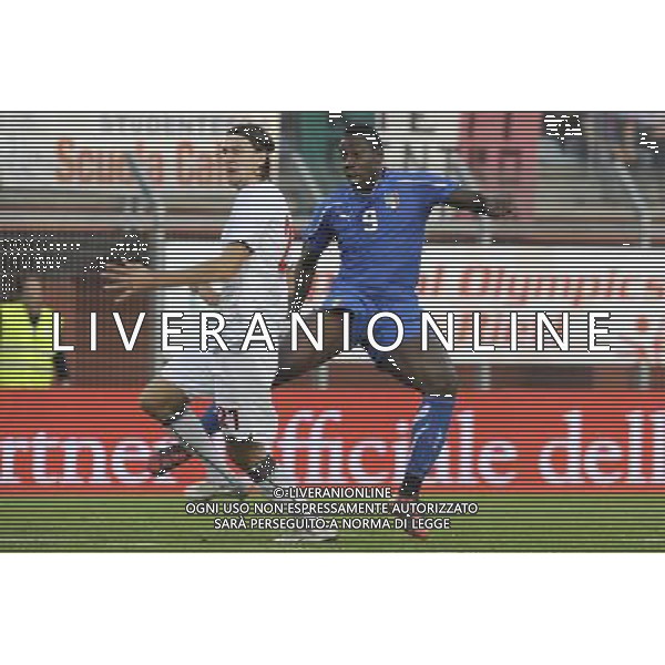 Rieti - 08/10/2010 - Stadio \'Centro D\'Italia\' - Spareggio d\'andata per accedere all\'Europeo Under 21 2011 - Italia vs Bielorussia - nella foto: Stefano OKAKA CHUKA ph. Corradetti / ©Aldo Liverani Sas