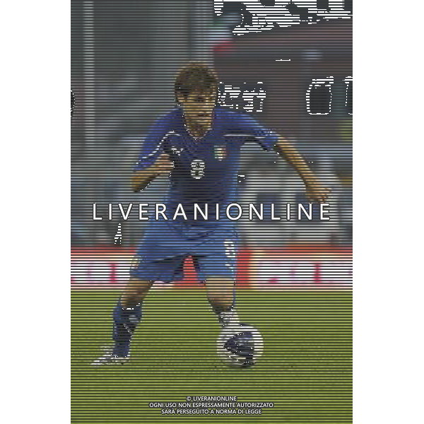 Rieti - 08/10/2010 - Stadio \'Centro D\'Italia\' - Spareggio d\'andata per accedere all\'Europeo Under 21 2011 - Italia vs Bielorussia - nella foto: Andrea POLI ph. Corradetti / ©Aldo Liverani Sas