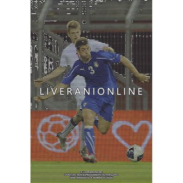 Rieti - 08/10/2010 - Stadio \'Centro D\'Italia\' - Spareggio d\'andata per accedere all\'Europeo Under 21 2011 - Italia vs Bielorussia - nella foto: Davide SANTON ph. Corradetti / ©Aldo Liverani Sas