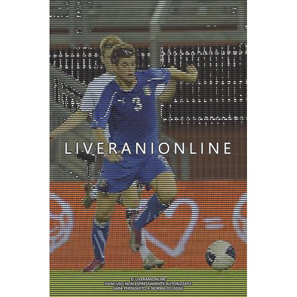Rieti - 08/10/2010 - Stadio \'Centro D\'Italia\' - Spareggio d\'andata per accedere all\'Europeo Under 21 2011 - Italia vs Bielorussia - nella foto: Davide SANTON ph. Corradetti / ©Aldo Liverani Sas